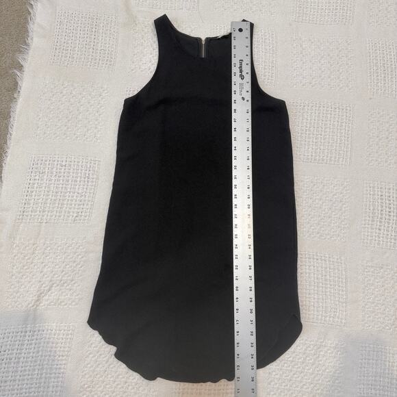 Aritzia Wilfred Sebatier small silk exposed zipper shift dress D4 2933 - Picture 2 of 14